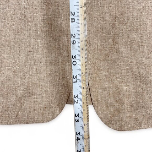 Ermenegildo Zegna Linen Italy Made Blazer Sport Coat Jacket Men's 44 L Long - Picture 8 of 11